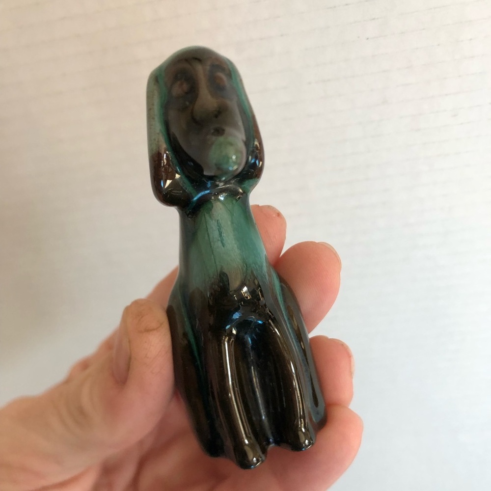 Vtg Blue Mountain Pottery Miniature Dog Figurine - Picture 7 of 13